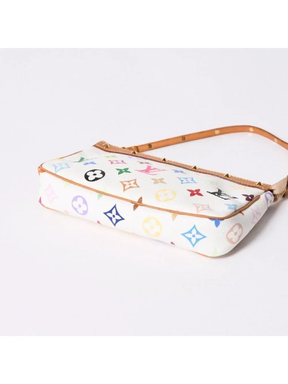 Louis Vuitton Pochette Accessoires Pouch Monogram Multicolor Takashi Murakami